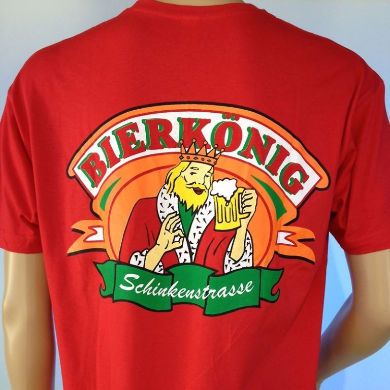 T Shirt Bierkönig Peter Wackels Partywelt